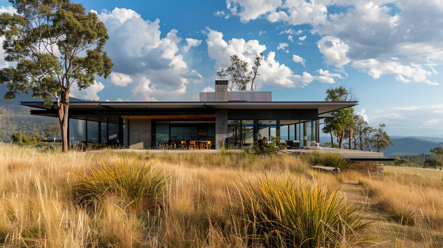 Luxury residential architecture, Queensland hinterland