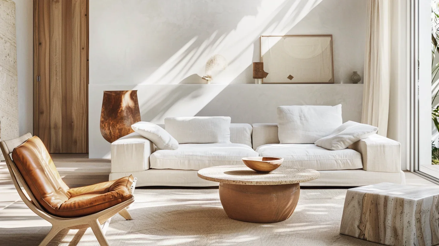Interior architecture, warm resolved interior with considered light